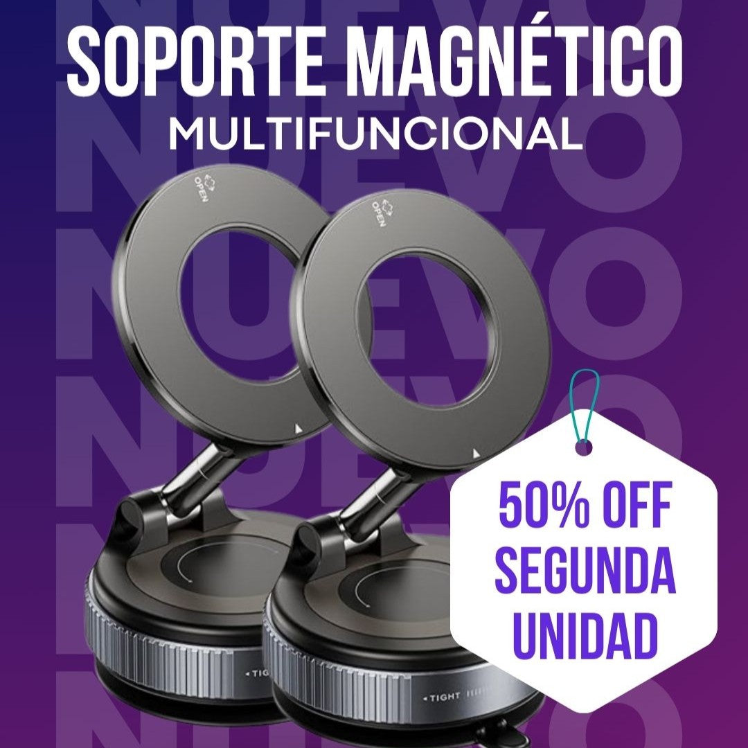 SOPORTE MAGNÉTICO DE 360° PARA TELÉFONO