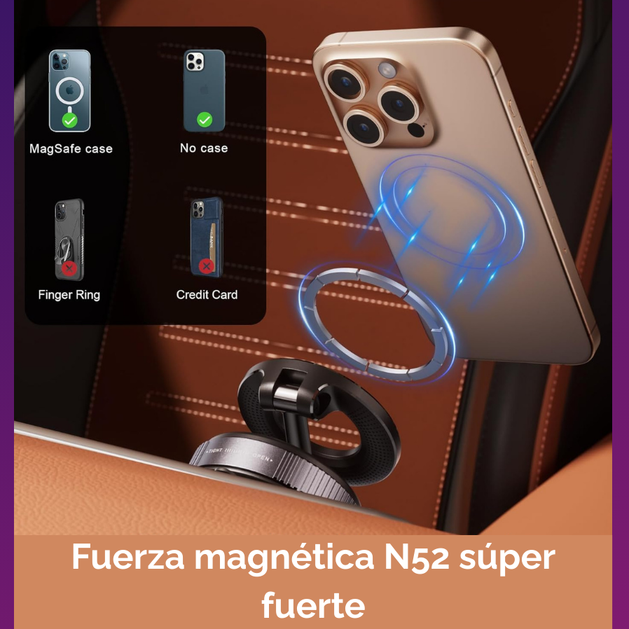 SOPORTE MAGNÉTICO DE 360° PARA TELÉFONO