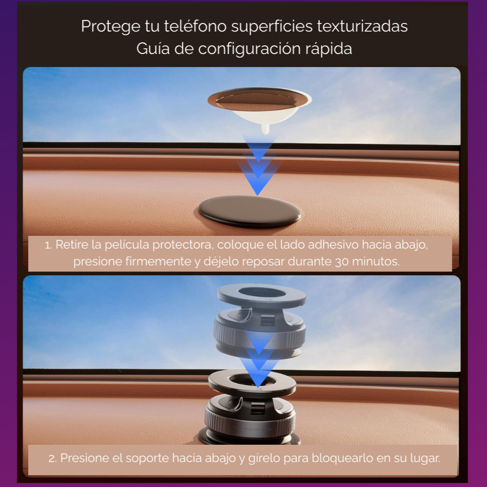 SOPORTE MAGNÉTICO DE 360° PARA TELÉFONO